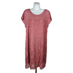 SUNDANCE LILLIAN FLORAL EMBROIDERED DRESS